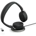 Jabra Evolve2 65 Flex Uc Stereo + Wireless Charger Usb-a Trådløse Hodetelefoner