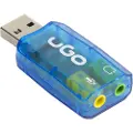 Ugo office UKD-1085 - Lydkort - stereo - USB 2.0