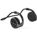 Mtp Products Sammenleggbart Nakkebånd Bluetooth Hodetelefoner A23 - Svart