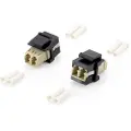 Equip Lc Duplex Keystone Fiber Optisk Adapter 8 Enheter