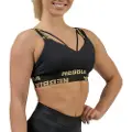 Nebbia Padded Intense Iconic Gold Sports-bh Med Høy Støtte
