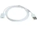 Insmat 1m USB-ladeadapter for Apple Pencil (1. generasjon) - hvit