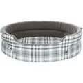 Trixie Lucky bed oval 85 × 75 cm grey/white
