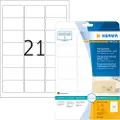 Herma Special - Matt - selv-adhesiv - gjennomsiktig - 63.5 x 38.1 mm 525 etikett(er) (25 ark x 21) adresselapper