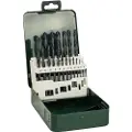 Bosch 19-delers metallbor-sett HSS-R, DIN 338 1,0, 1,5, 2,0, 2,5, 3,0, 3,5, 4,0, 4,5, 5,0, 5,5, 6,0, 6,5, 7,0, 7,5, 8,0, 8,5, 9,0, 9,5, 10,0 mm