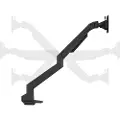 Multibrackets M VESA Gas Lift Arm Single HD - Monteringssett (leddarm, skrivebordsklemmemontering) - for flatpanel - aluminium - svart - skjermstørrelse: 15-32
