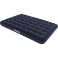 Bestway 67287 Flocked Air Bed 191x137x22 Cm Dobbel Luftmadrass Med Innebygd Pumpe