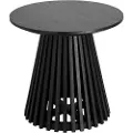 Kave Home Kave HomeJEANETTE sidebord Ø 50 cmSvartSofabordFra Homeroom