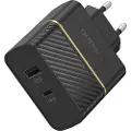 Otterbox EU Wall Charger 30W - USB-C 18W + USB-A 12W USB-PD - black