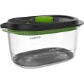 Foodsaver FFC022X, Boks, Oval, 1,2 l, Sort, Gjennomsiktig, 1 stykker