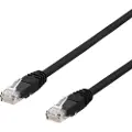 Deltaco - Koblingskabel - RJ-45 (hann) til RJ-45 (hann) - 20 m - UTP - CAT 6 - halogenfri - svart