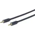 VivoLink - Lydkabel - mini-phone stereo 3.5 mm hann til mini-phone stereo 3.5 mm hann - 2 m - dobbeltisolert - svart