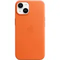 Apple iPhone 14 Apple Skinndeksel med MagSafe MPP83ZM/A - Oransje