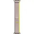 Apple - Sløyfe for smart armbåndsur - 49 mm - S/M-størrelse - gul/beige