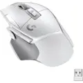 Logitech G502 X Lightspeed - Mus - optisk - 13 knapper (LIGHTFORCE-brytere) - Trådløs (USB) - Hero 25K-sensor - Logitech LIGHTSPEED-mottaker - Hvit