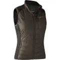 Deerhunter Lady Caroline Padded Waistcoat Brown Leaf 46