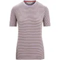 Icebreaker Merino Linen Stripe Kortarmet T-skjorte