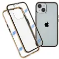 Mtp Products iPhone 14 Magnetisk Deksel med Herdet Glass - Gull