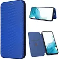 Mtp Products Samsung Galaxy A34 5G Flip-deksel - Karbonfiber - Blå