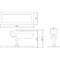Deko-light Panel Track Højvolt-skinnesystem-lampe LED indbygget 20 W EEK: E (A - G) LED (RGB) Trafikhvid (RAL 9016)
