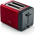 Bosch DesignLine TAT4P424 - Brødrister - 2 skive - 2 Spor - rød
