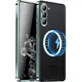 Mtp Products Galvanisert Magnetisk Samsung Galaxy S23+ 5G Hybrid-deksel - Grønn