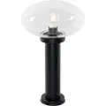 QAZQA Moderne utendørs stolpe svart 50 cm - Elly