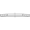 Toolcraft 137300 Tallerkenfjedre Indvendig diameter: 5.2 mm DIN 2093 Fjederstål 200 stk