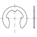 Toolcraft 138523 Låseskiver Indvendig diameter: 19 mm DIN 6799 Fjederstål 150 stk