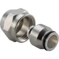 Uponor MLC komp.kobling 16mm -1/2 - forkromet messing UPONOR Eurokonus