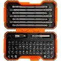 Bahco 1/4-tommers Bitssett For Sikkerhets-spor-phillips-pozidriv-sekskant-og Torx-skruer. Display Med 30 Mmx19 Mmx28 Mm 8 Enheter