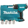 Makita DHG181ZK - Varmepistol - trådløs - 120 - 200 l/min - uten batteri, ingen lader - 18 V