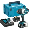 Makita DTW1002RTJ - Støtskiftenøkkel - trådløs - 3 hastigheter - 1/2 firkantdrev - 1000 N·m - 2 batterier - 18 V