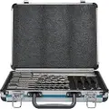 Makita - Drillbit- og meiselsett - for betong, murverk, murstein - flat, spiss - 13 deler - SDS-plus - lengde: 160 mm, 110 mm, 250 mm