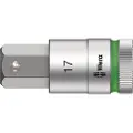 Wera 05003824001, Stikkontakt, 1/2, Metrisk, 1 hoder, 8 mm, Kromvanadiumstål