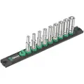 Wera A Deep Topnøglesæt Tommer 1/4 9 dele 05005410001