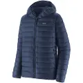 Patagonia Down Sweater Hoody Jakke blå