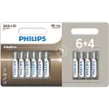 Philips LR03A10BP/10, Engangsbatteri, AAA, Alkalinsk, 1,5 V, 10 stykker, 5 år