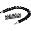 Bosch Fleksibel forlengelse, skrutrekkerbits plast, sett 11 stk.
