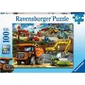 Ravensburger Construction Vehicles XXL, 100 stykker, Kjøretøy, 6 år