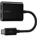 Belkin Rockstar Connect Usb C Lyd+lading Adapter