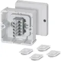 Hensel DP 9025, Polystyren (PS), Termoplast, Grå, IP54, 88 mm, 50 mm, 88 mm