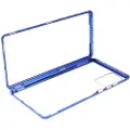 Mtp Products Samsung Galaxy Note20 Magnetisk Deksel med Herdet Glass - Blå