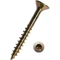 Dresselhaus Spunskrue 4,0x30 mm undersænket hoved, torx 20 kærv Guldkromat - (200 stk.)