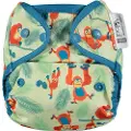 CLOSE CABOO Lukk Caboo bleier Trekk, gjenbruksbleie Pop-in AIO Orangutang med trykknapper 4,5-16 kg, 1 stk.