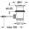 GROHE Bundventil 28910 - Kompl. 28910000