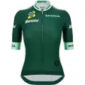 Santini Tour De France Femme Avec Zwift Best Sprinter Leader Kort Ermet Trøye
