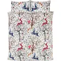 Finest Homeware Jule vinterskov sengetøj til dobbeltdyne, 200x200cm