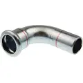 Vsh Xpr carbon elbow 90 deg. fø 22