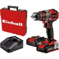 Einhell TE-CD 18/50 Li BL (2x2,0Ah), Boremaskin med pistolgrep, 1,3 cm, 1800 RPM, 500 RPM, 1800 RPM, 50 Nm